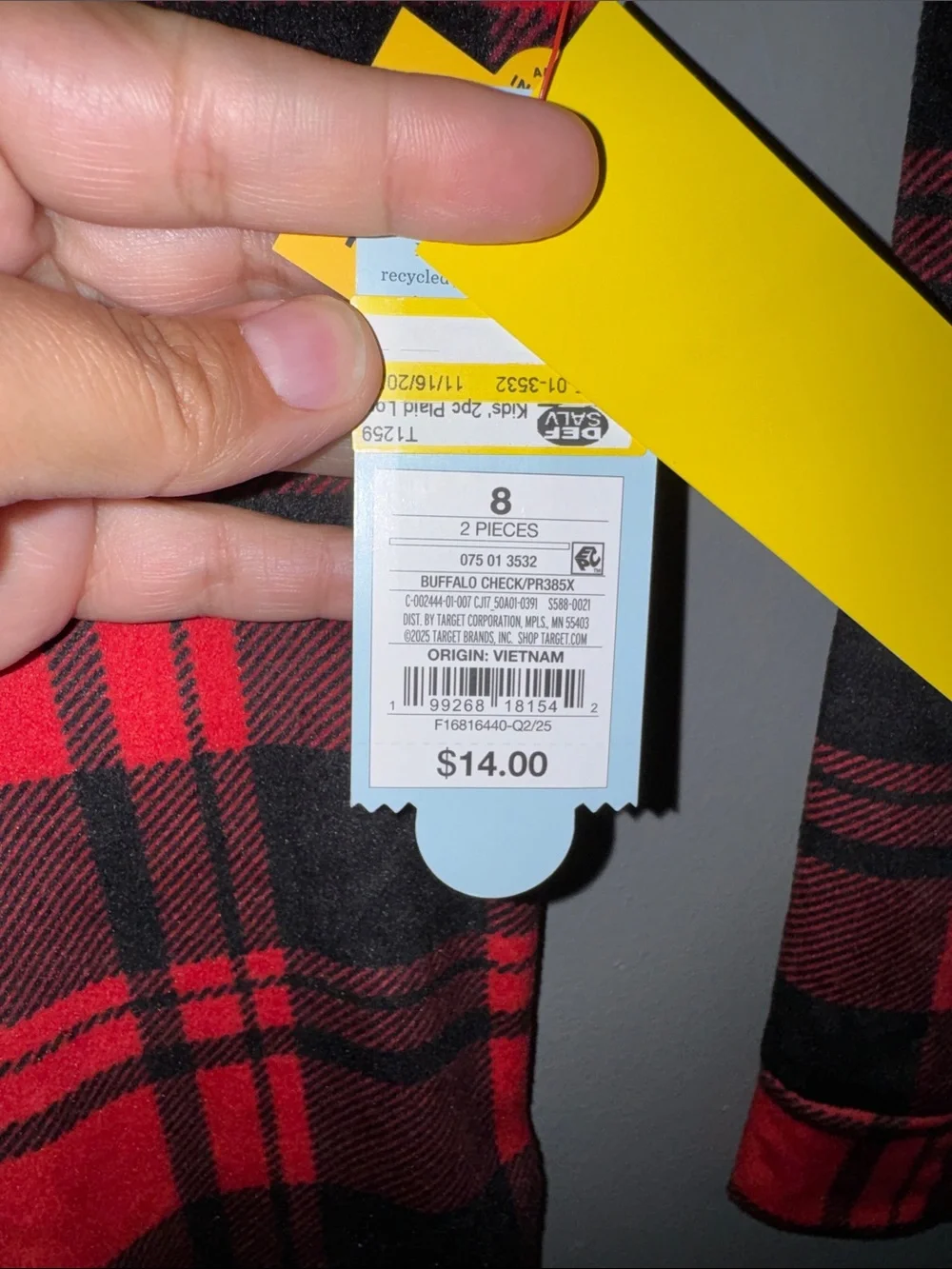 Cat & Jack classic plaid